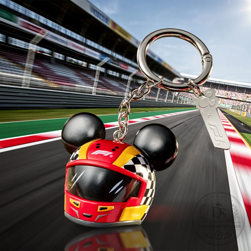 Disney x F1 Mickey Mouse Racing Helmet Keychain 5 Disney x F1 Mickey Mouse Racing Helmet Keychain