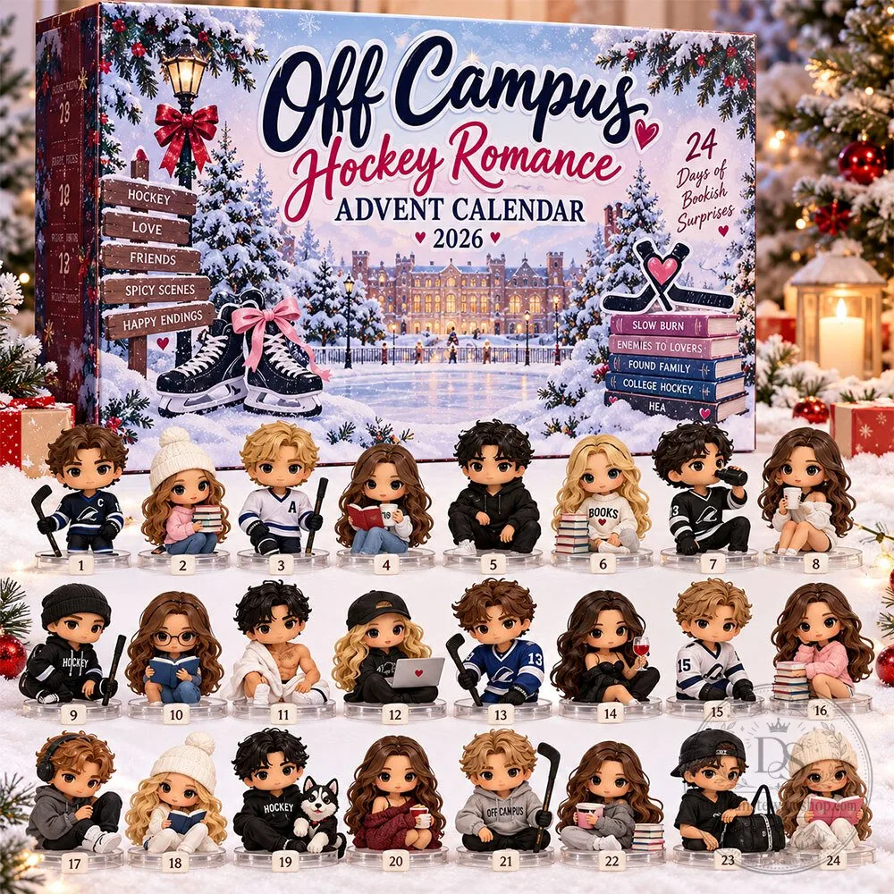Off Campus Hockey Romance Advent Calendar 2026 24 Days of Bookish Surprises Set