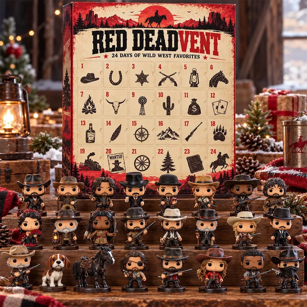 Red Deadvent 24 Day Wild West Advent Calendar RDR2 Gamer Holiday Gift