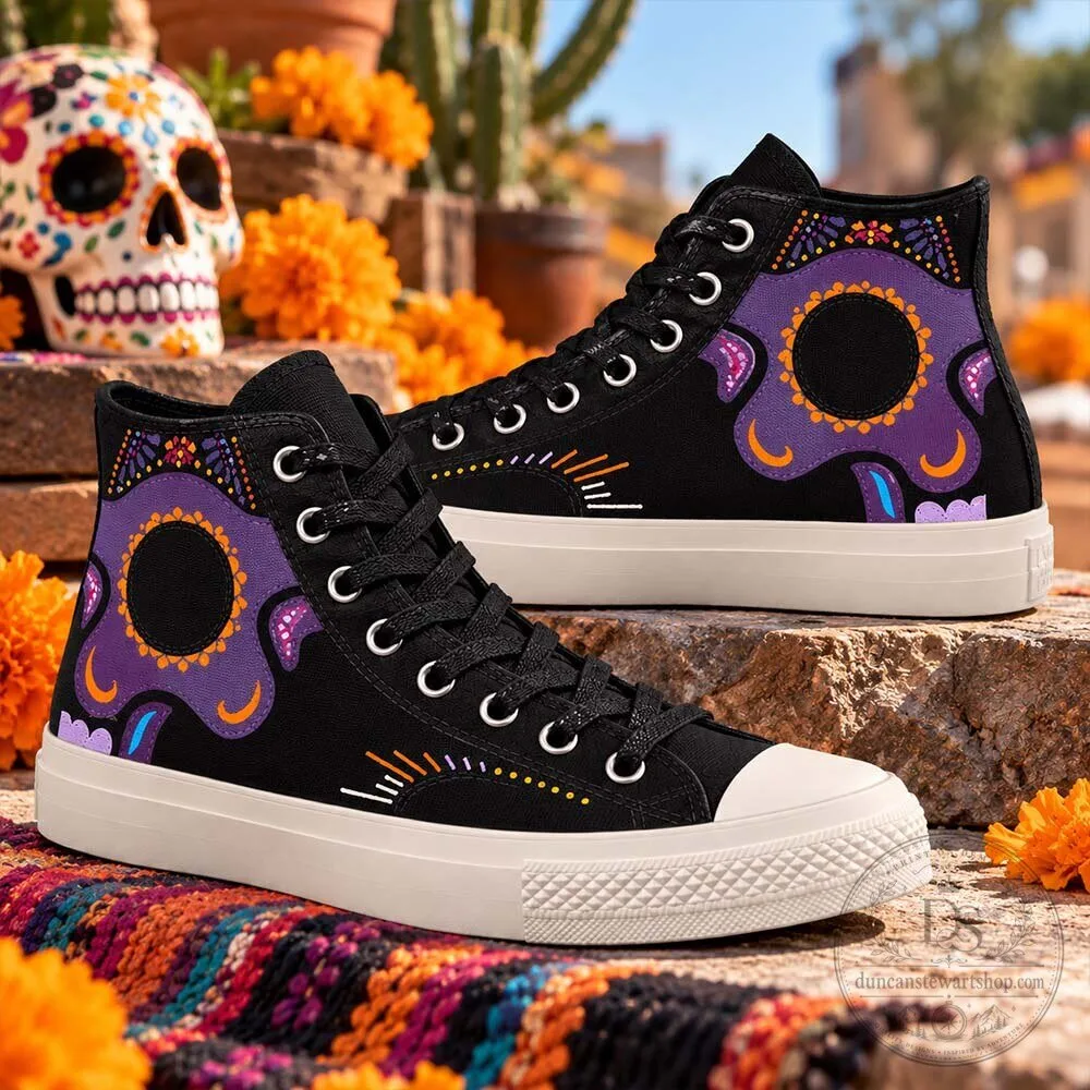 Converse x Dia De Los Muertos Xico Veracruz Black Sneakers Shoes 2026