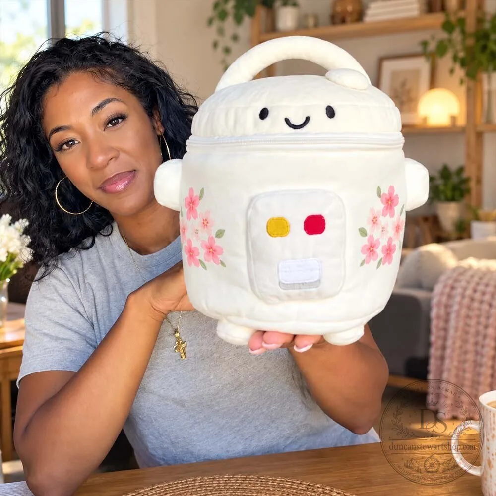 Lola's Rice Cooker Plush Trinket Holder