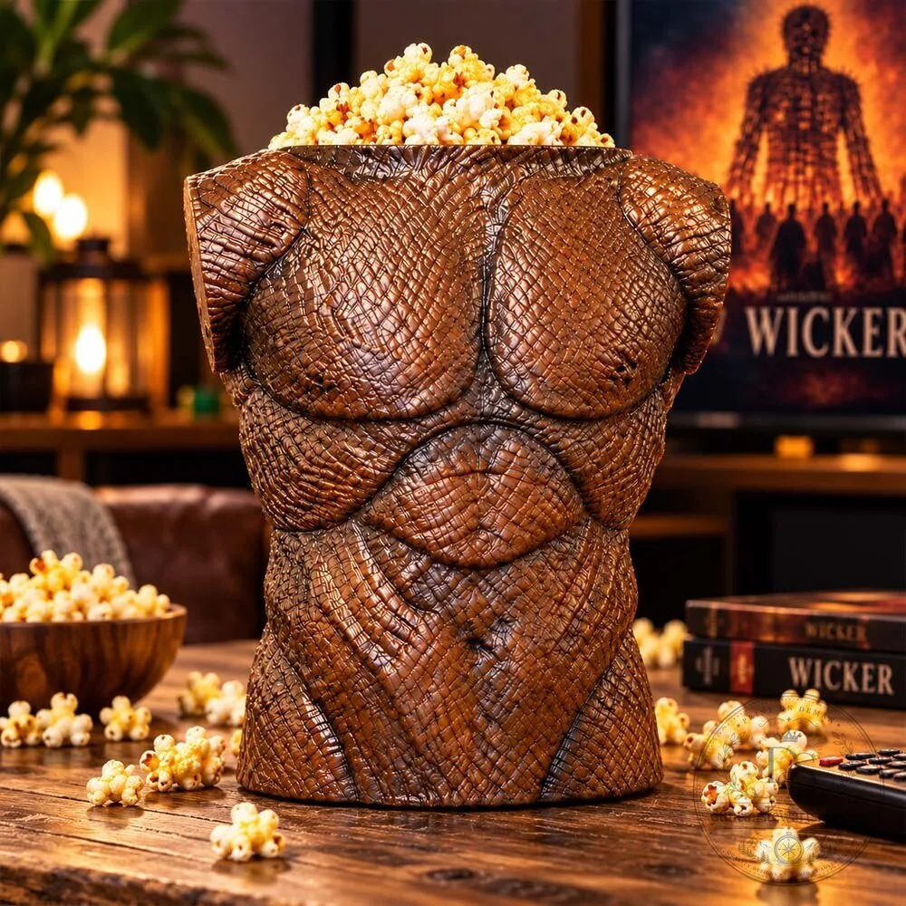 Regal Alexander Skarsgard Costume Wicker Popcorn Bucket 2026 For Sale