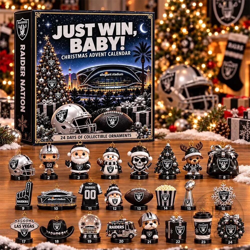 Las Vegas Raiders Just Win Baby Christmas Advent Calendar 2026