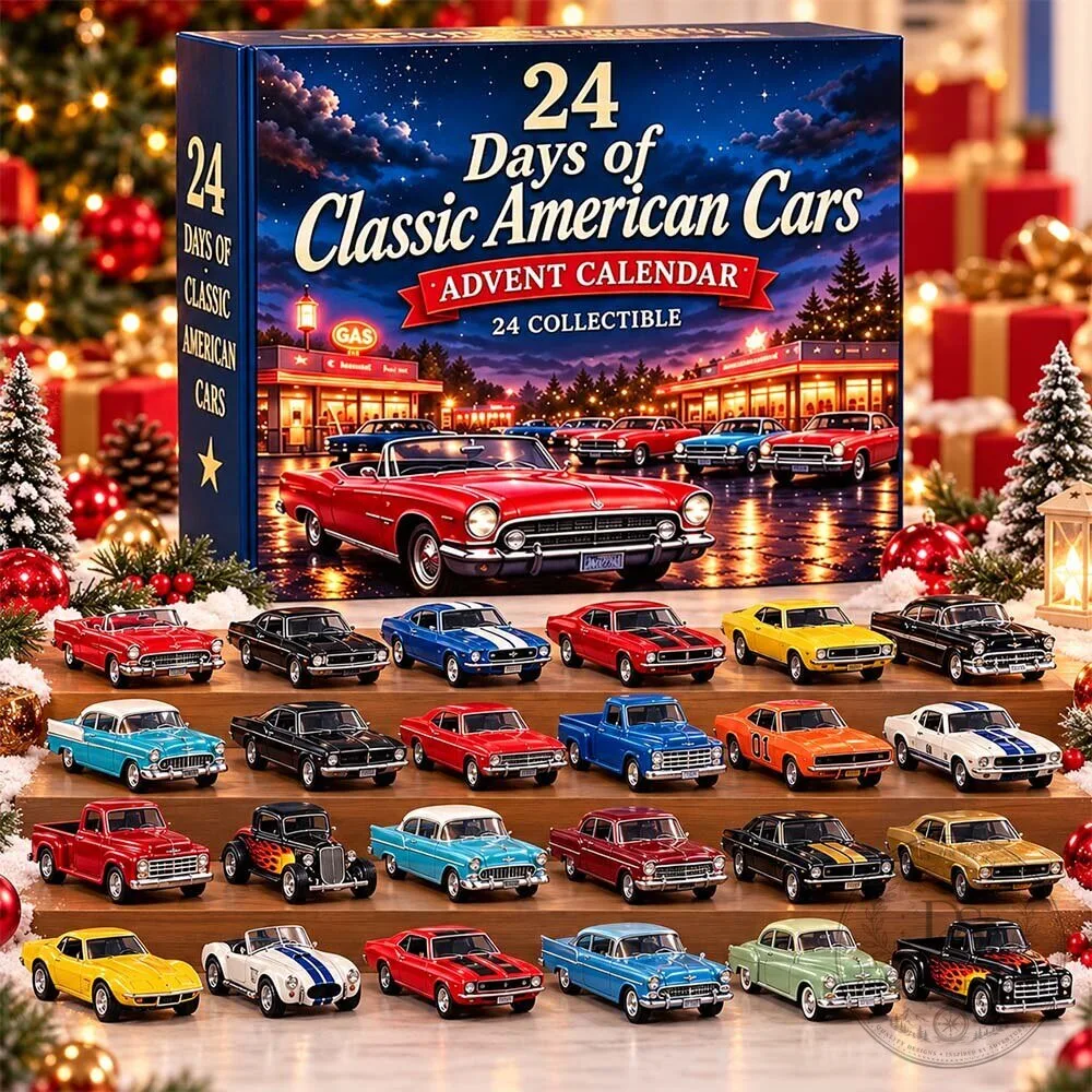 Classic American Cars 24 Days Advent Calendar 2026